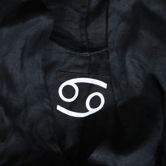 Sixty-Nine Worldwide black linen cocoon dress - Picture 4 of 4